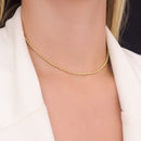 CHOKER DE CORRENTE DE BOLINHAS LISAS (016776)