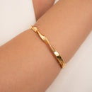 BRACELETE FIO QUADRADO TORCIDO (017376)