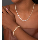 CHOKER RIVIERA BAGUETE FINA 3MM (019238)