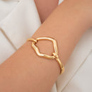 BRACELETE DOURADO GEOMÉTRICO (019540)