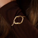BRACELETE DOURADO GEOMÉTRICO (019540)
