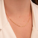 CHOKER CORRENTE CORAÇÃO VAZADO 4 MM, EXT COM ZIRCÔNIA (012431)