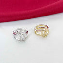 PIERCING FAKE DOIS FIOS ENTRELAÇADOS (020567)