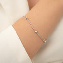 PULSEIRA CORDA DE VIOLÃO AÇO INOXIDÁVEL COM BOLINHAS (020687)