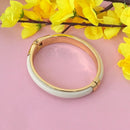 BRACELETE DOURADO PEDRA BRANCA (020782)