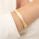 BRACELETE DOURADO ESMALTADO (020783)