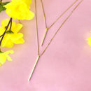 COLAR FEMININO COM BASTÕES NA VENEZIANA DUPLA (014568)