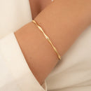 BRACELETE ABERTO ONDULADO (021617)