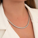 COLAR AÇO INOXIDÁVEL MALHA (021685)