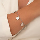 PULSEIRA AÇO INOXIDÁVEL ELOS CADEADO Pingente SÃO BENTO (021673)