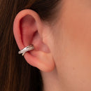 PIERCING X BOLEADO LISO E CRAVEJADO (022029)