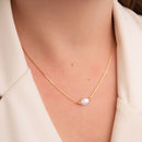 CHOKER CORRENTE VENEZIANA E PÉROLA BARROCA (021992)