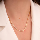 CHOKER RIVIERA BAGUETE CHAMPANHE 2MM (022104)