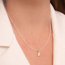 CHOKER CRISTAL TRANSPARENTE PINGENTE NOSSA SENHORA (022204)