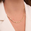 CHOKER LISO E CRAVEJADO FINO (022208)