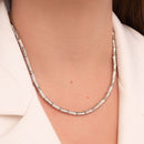 CHOKER LISO E CRAVEJADO FINO (022208)